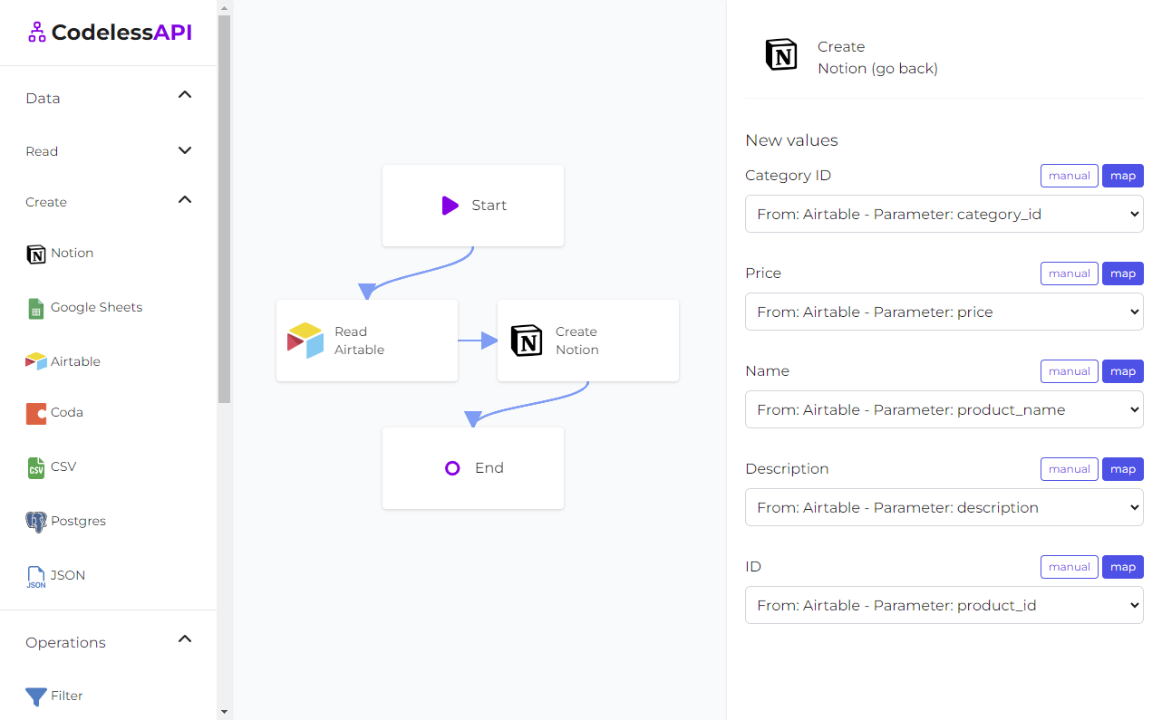 Airtable Notion Sync Mapping