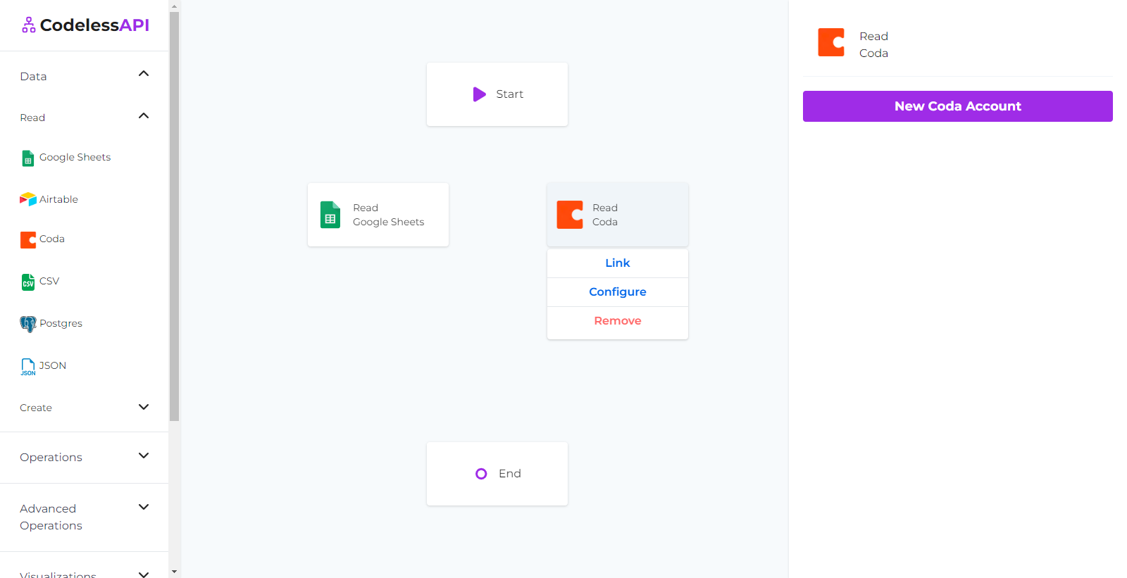 Coda Configuration