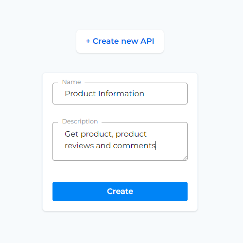 Add new API